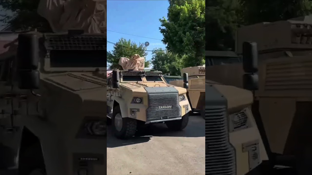 MSITF-2025 ko'rgazmasi uchun harbiy texnikalar olib borilmoqda 