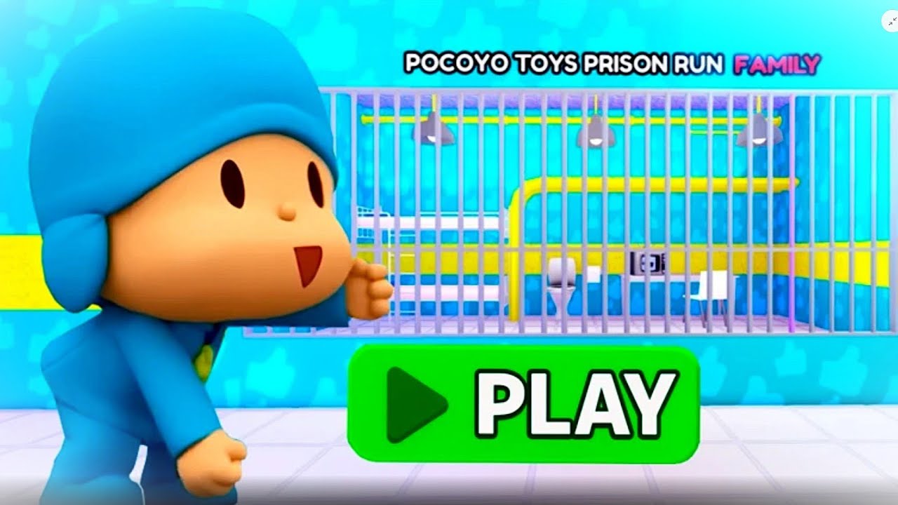POCOYO TOYS PRISON RUN! (Obby) Roblox Gameplay! No Death Challenge