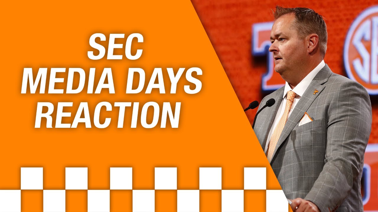 SEC Media Days Tennessee Day YouTube