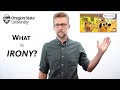 What is irony a literary guide for english students and teachers