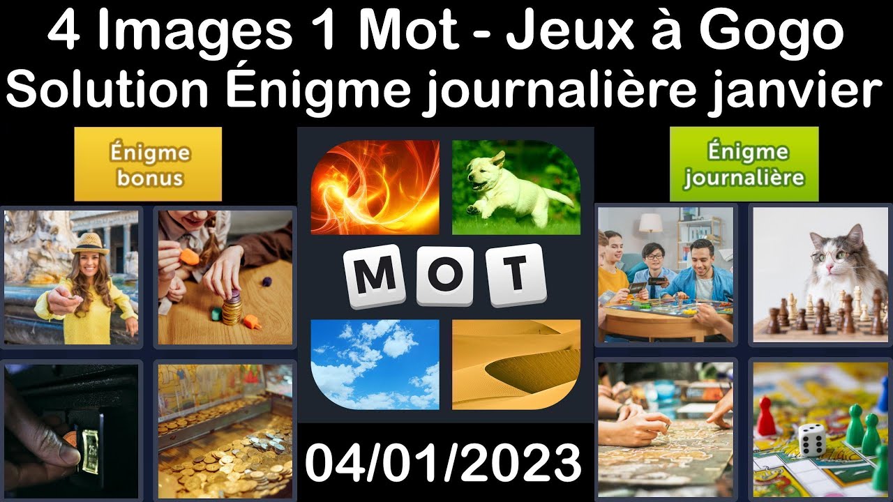 Jeux A Gogo 4 Images 1 Mot