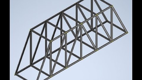Modelling your Truss Bridge in Inventor - Part 2 Assembly with I-Beams