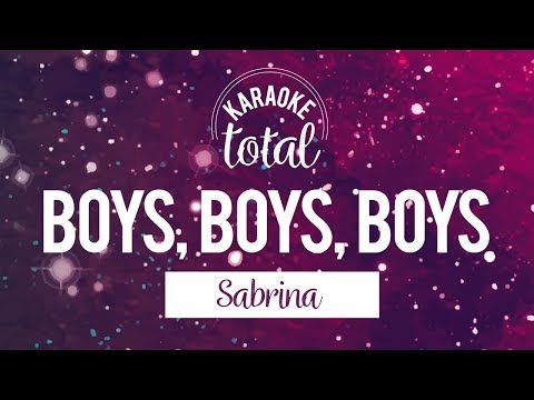 Boys, Boys, Boys - Sabrina - Karaoke con Coros