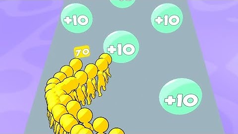 Runner Pusher - All Levels Gameplay Android, iOS