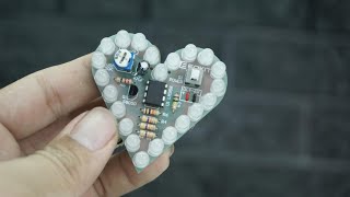 Led Heart with amazing heart beat effect │Simple Tech