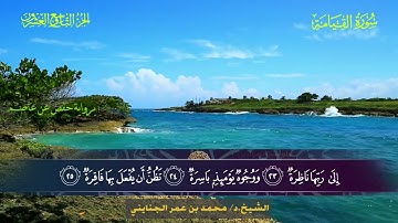 075 سورة القيامة.. الشيخ محمد بن عمر الجنايني