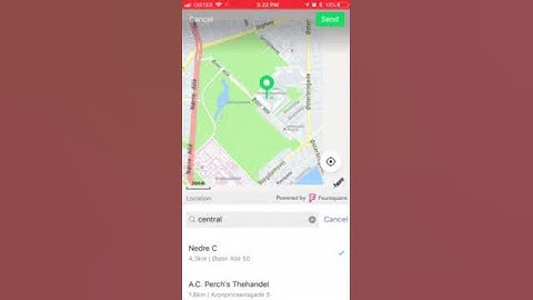 How to SHARE LOCATION on WECHAT?