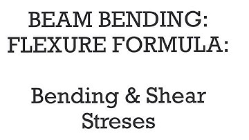Stresses in Beams | All concepts in Flexure Formula