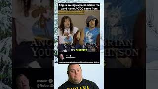 Angus Explains Where The ACDC Band Name Came From
