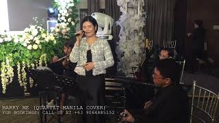 Celebrity Quartet Manila | String Quartet | Marry Me by Train Profile