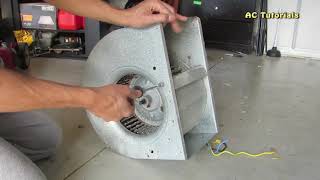 COMO  DESINTALAR Y LIMPIAR UN BLOWER FAN MOTOR DE UN AIRE ACONDICIONADO