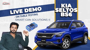 KIA SELTOS BS6 2024 ON TABLE KIT TESTING WITH SMART CAN SOLUTIONS-2 CONTACT US:- +918299002562
