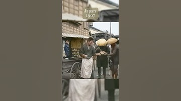 Life in Japan, 1907 — Colorized Moments of Everyday Scenes!