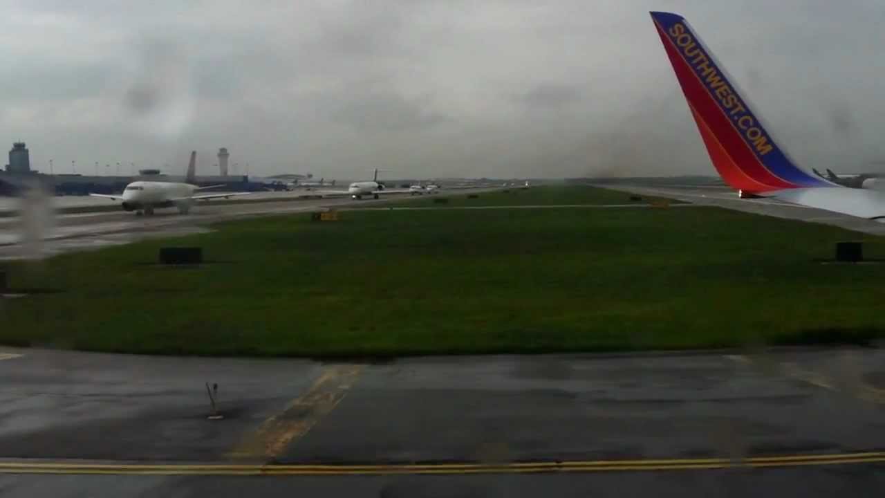 Southwest Airlines Takeoff from Detroit YouTube