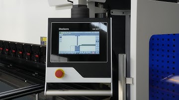 175T3200 CNC Press Brake 4+1Axis With DELEM DA53T controller 2D graphics programming function