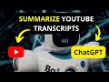 How to Quickly Summarize YouTube Transcripts Using YouTube Summary With ChatGPT