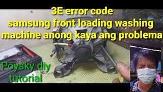 3E error code samsung washing machine repair