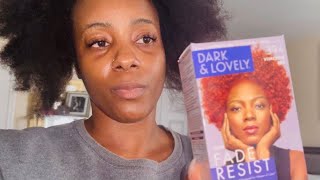 Hair Tutorial: Dying my hair using Dark & Lovely Vivacious Red