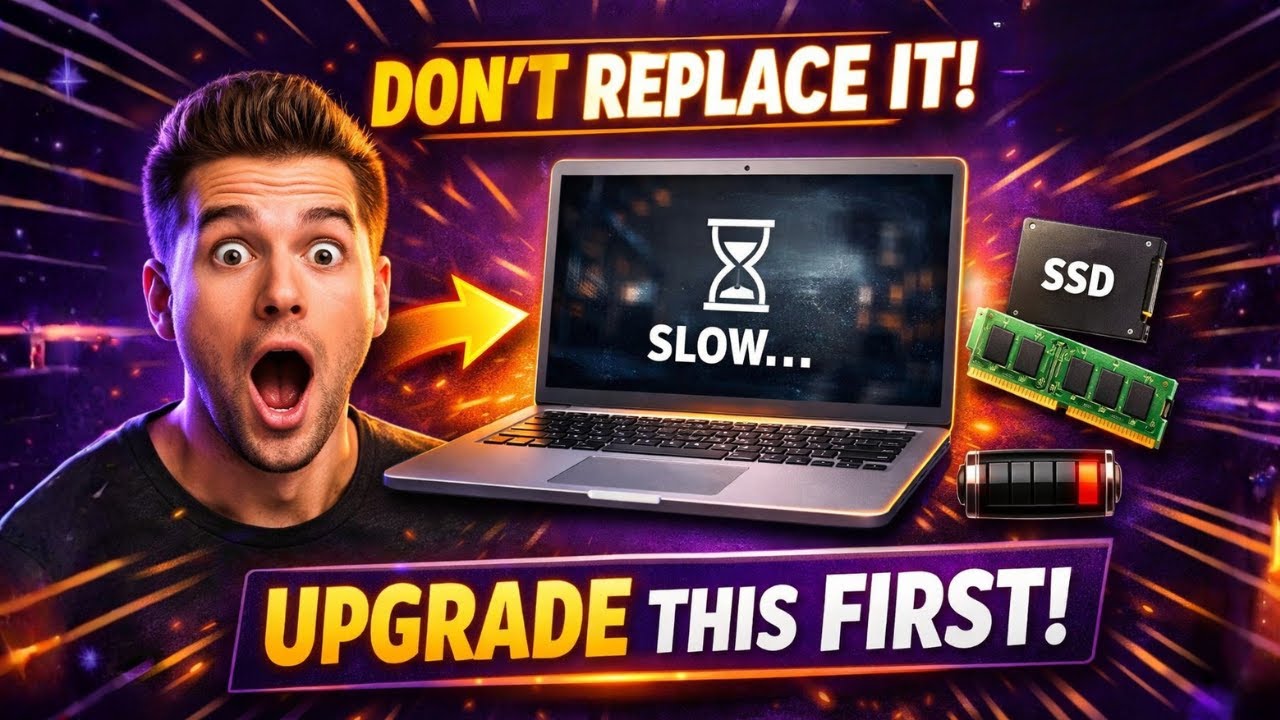 Chapter #8 How to Upgrade an Old Computer and Make It Faster (RAM, SSD ...