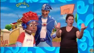 CBeebies | Sign Zone: LazyTown - S01 Episode 5 (Sleepless in LazyTown, UK Dub)