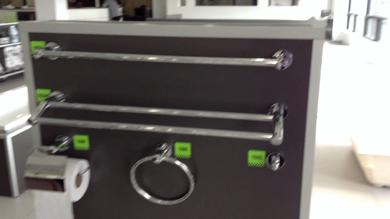 Manuflow bathroom accessories / Accessoires de salle de bain - YouTube