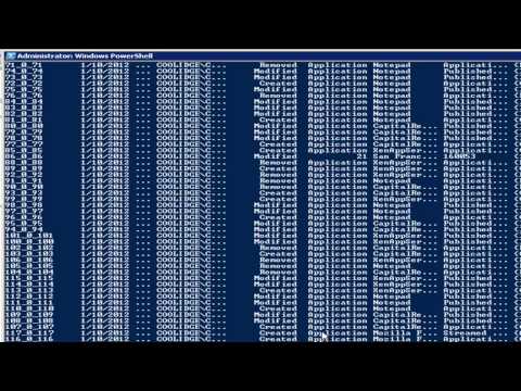 POWERSHELL: Citrix Configuration Logging XenApp 6.5