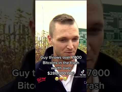 This Man Threw Away 7000 Bitcoins ?
