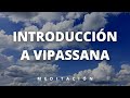 MEDITACIÓN INTRODUCCION A VIPASSANA 20MIN.