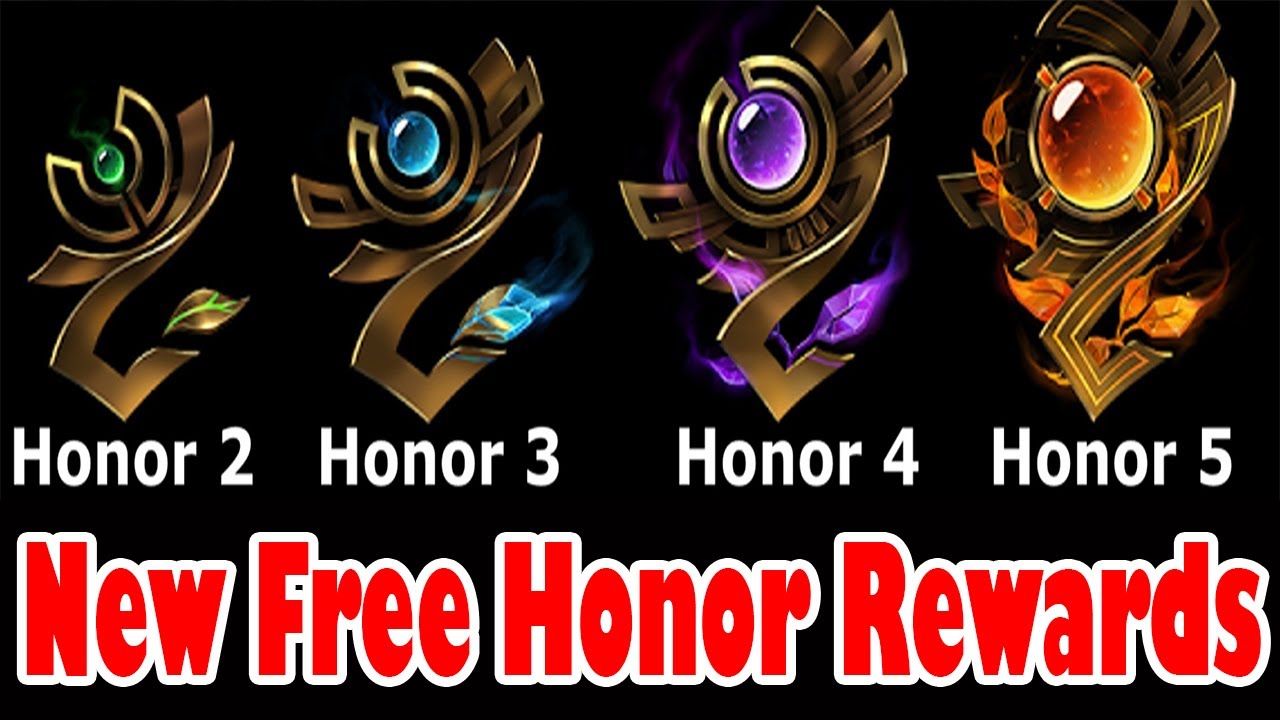 New Honor System Free Rewards League Of Legends 7 13 Patch 7 13 Youtube