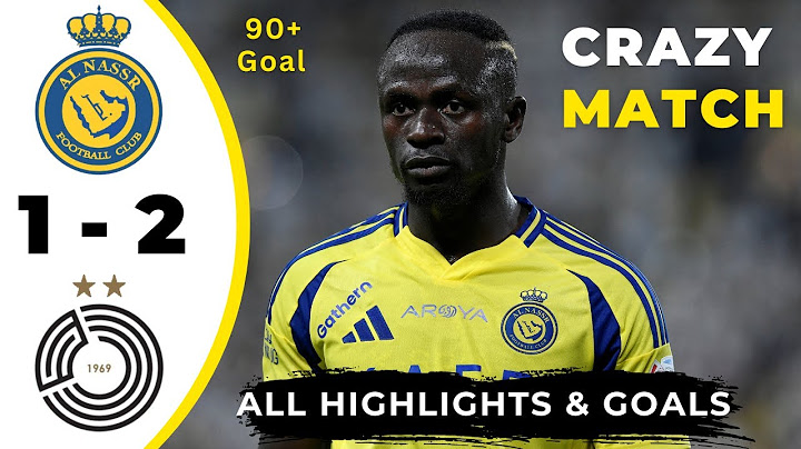 Al Nasser vs Al Sadd 1-2 All highlights & goals | Cristiano Ronaldo reaction - Sadio Mane