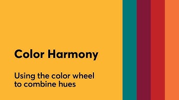 Color - Bài 3: Các hoà sắc cơ bản - Color harmony: Using the color wheel to combine hues | kaorumap