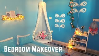 EXTREME BEDROOM MAKEOVER on a Budget | Rental friendly Bedroom Decorating ideas | BEDROOM TOUR |