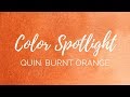 Color Spotlight Returns - Quinacridone Burnt Orange (PO48)