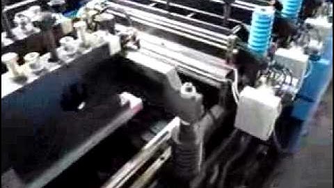 TSS-B Model three side sealing bag making machine (normal speed test)