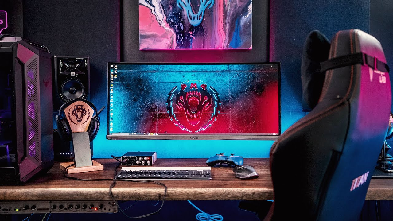 The ULTIMATE Gaming Setup Upgrade You NEED in 2021 FLOATING MONITORS 