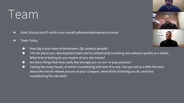 Testing alongside Test IO