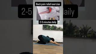 Back Pain Relief sassy Exercise #viral#homeworkout#backpainrelief#yoga#explore#youtubeshorts#tending
