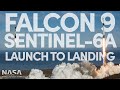 Incredible Views of Falcon 9's Launch & Landing During Sentinel-6 Mission