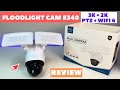 EUFY Floodlight Cam E340 Review | (3K + 2K) Dual Cam | 24/7 | Ai Tracking