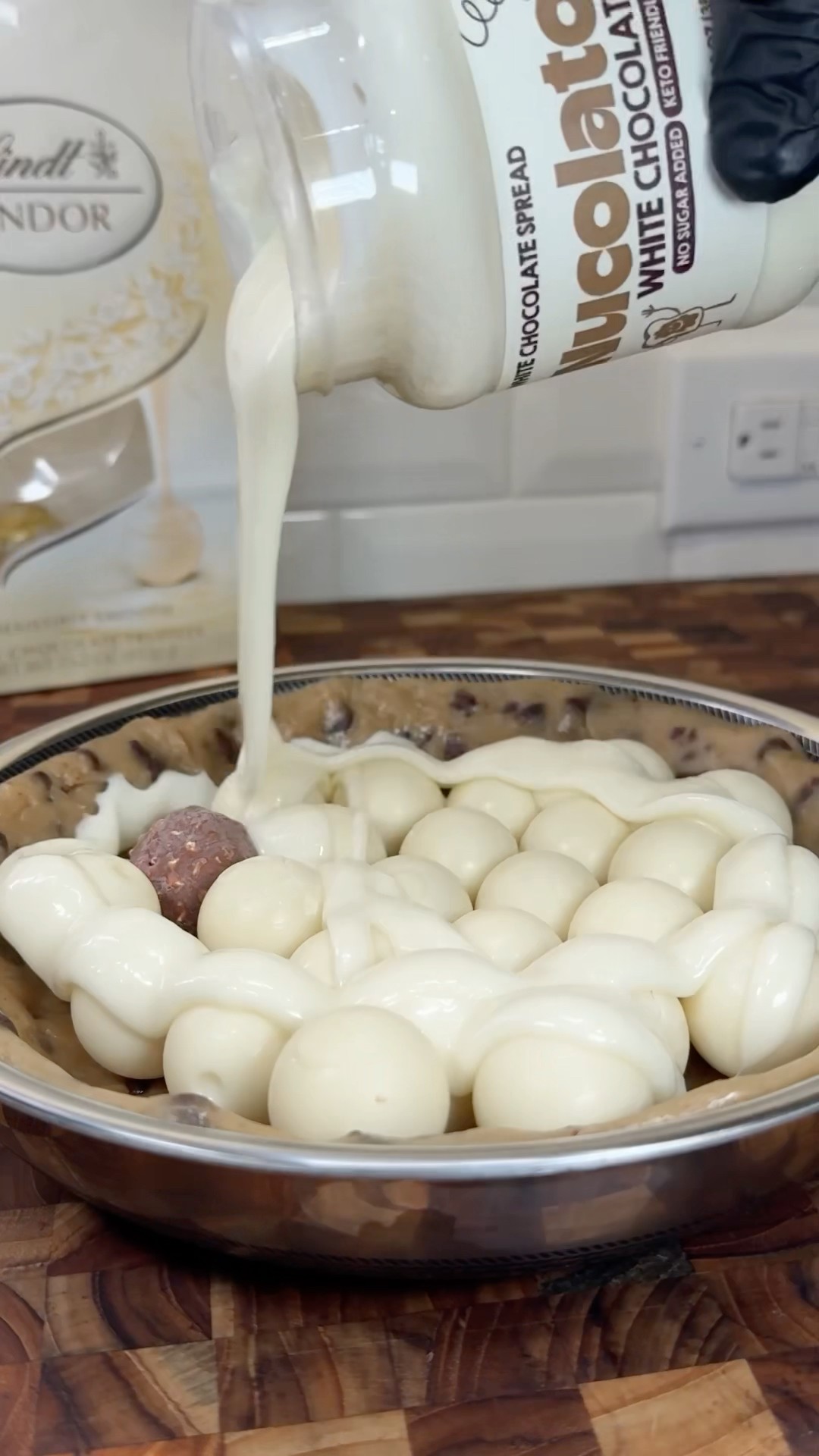 White Chocolate Cookie Pie ? #shorts