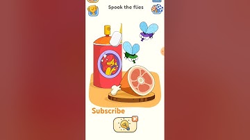 Dop 5 (delete one part) level 102 spook the flies, walkthrough solutions - all levels