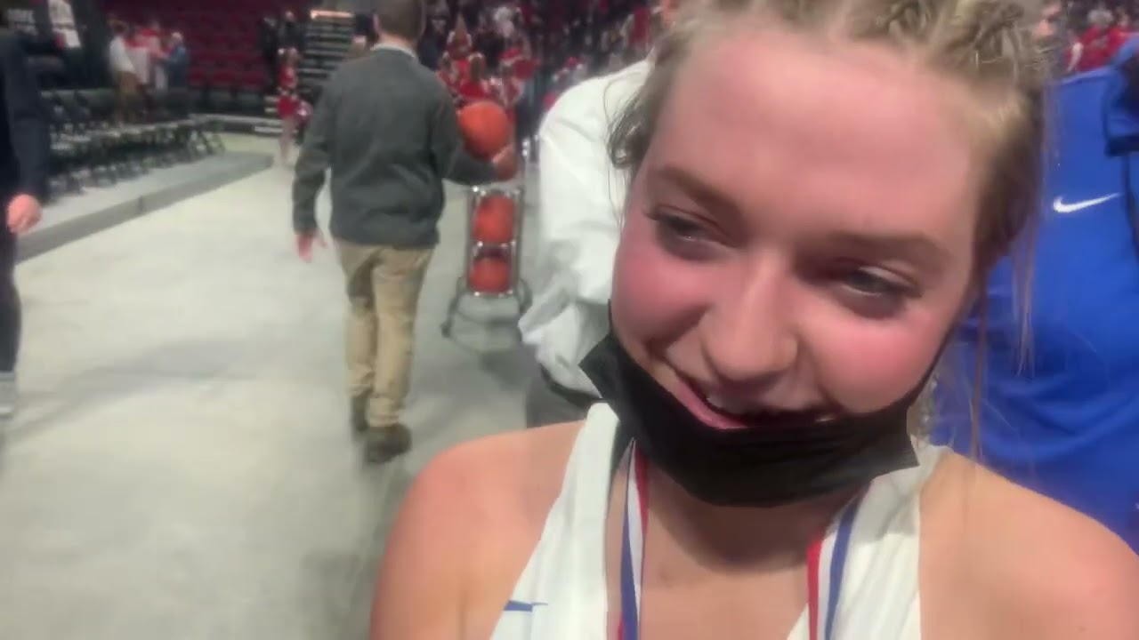 Makayla Anderson postgame interview after Stearns regional championship win