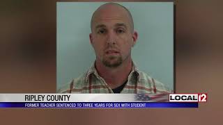 Former high school coach sentenced for sexual encounter with student in Ripley County