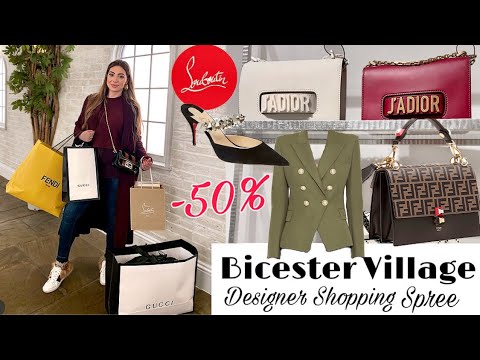 barbermaskine album strategi Major Bicester Village Luxury Outlet Shopping | SALE UpTo 70% off Gucci,  Dior, Louboutin, Fendi, YSL - YouTube