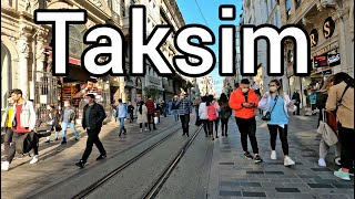 Walking in İSTANBUL 🇹🇷 Taksim İstiklal Street Always Teem With People