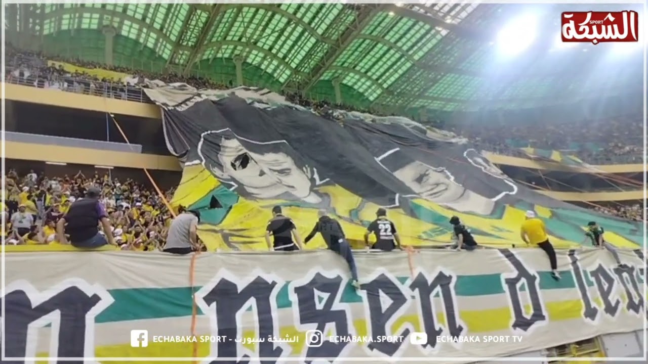 تيفو خرافي 😯 لجماهير شبيبة القبائل على ملعب حسين آيت أحمد .. JSK 2025