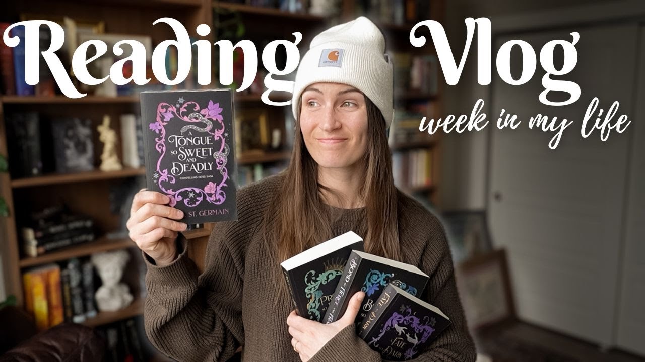 Cozy Weekly Reading Vlog ☕️🤎 booktok books, thrifting & target home decor finds
