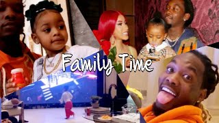 Cardi b Offset and Kulture Family Time 💞 One Big Happy Family