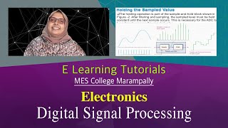 Electronics│Digital Signal Processing│E Learning Tutorials│MES College Marampally
