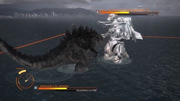 GODZILLA PS4 Online Battle Godzilla 2014 vs Super Mechagodzilla
